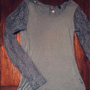 Boutique lace detail blouse